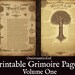Grimoire Pages: Vol 1, Printable, Digital Download, Scrapbooking - Etsy