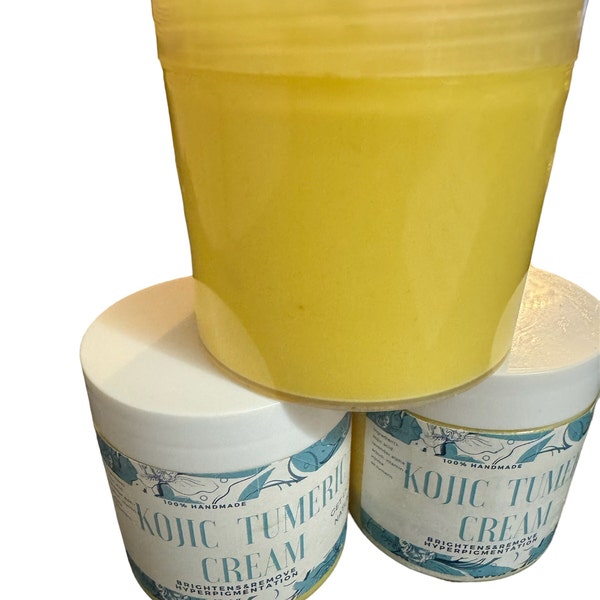 Kojic and TUMERIC Body Moisturizing butter with collagen and Kojic Acid for Smooth Skin/ Body Hydrating | Glowing Skin | Indulgent butter