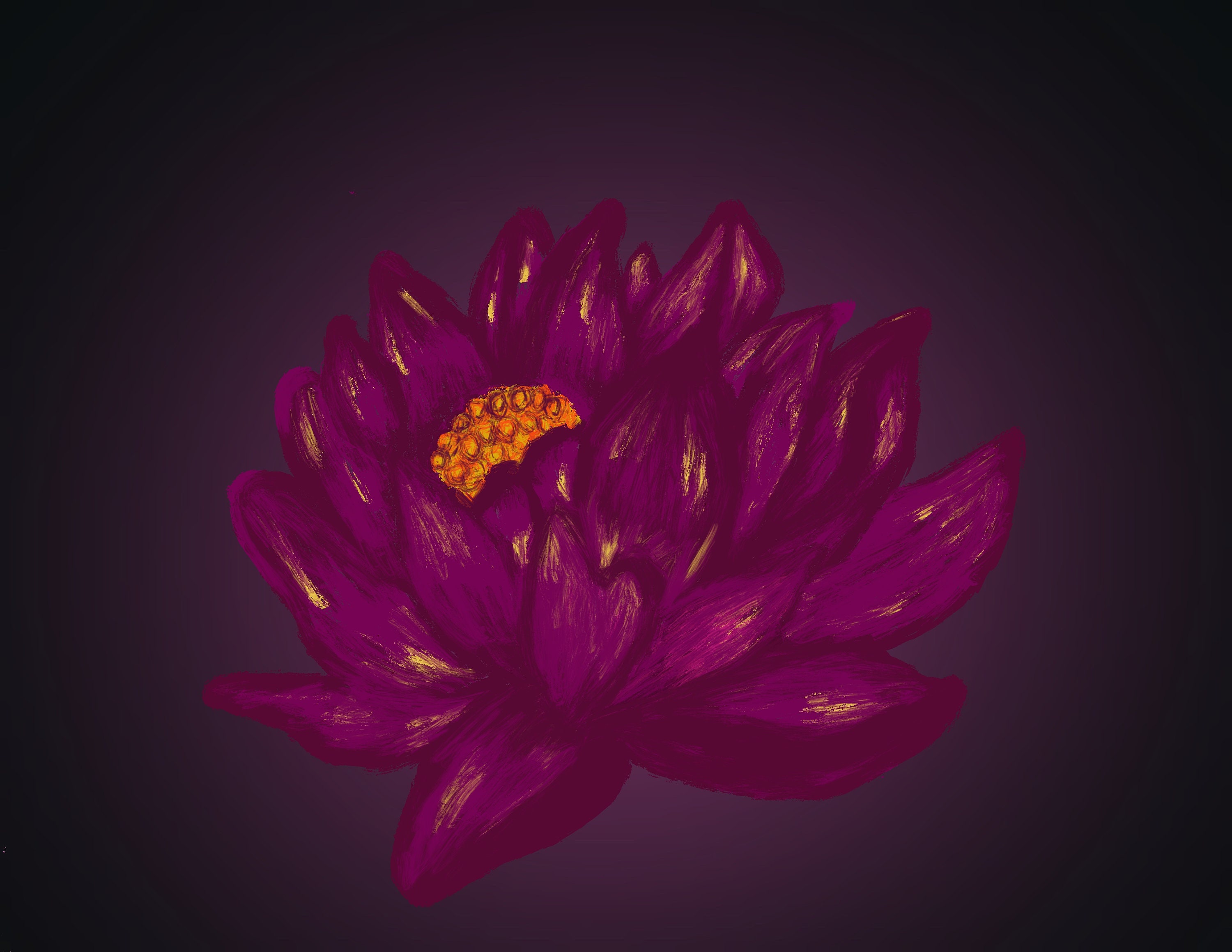 Lotus Flower Digital Art Printable Wall Art Digital Etsy