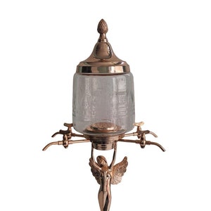 Castle Antiques  New Handmade Copper Fairy Absinthe Fountain | 4 Spout | Absinthe tower | Absinthe Dispenser | Vintage Absinthe