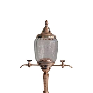 Castle Antiques  New Handmade Copper Absinthe Fountain | 2 Spout | Absinthe tower | Absinthe Dispenser | Vintage Absinthe