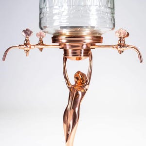 Castle Antiques  New Handmade Copper Fairy Absinthe Fountain | 4 Spout | Absinthe tower | Absinthe Dispenser | Vintage Absinthe