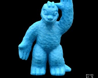 Yamakatsu 1984 Varan (Blue) - Vintage Godzilla Kaiju Keshigomu