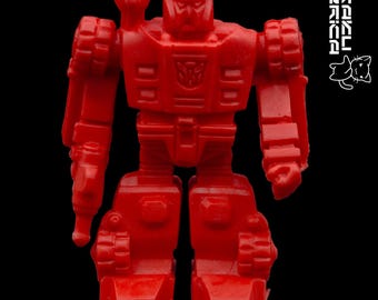 Takara 1986 Transformatoren Locken - Alarmstufe Rot #49 A Vintage Keshigomu