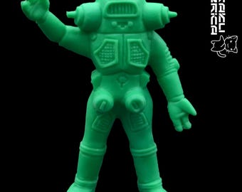 Plex Marukoshi King Joe (Vert) - Ultraman Vintage Kaiju Keshigomu