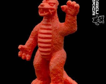 Plex Marukoshi Black King (Orange) - Ultraman Vintage Kaiju Keshigomu