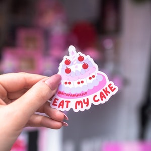 Eat My Cake Sticker