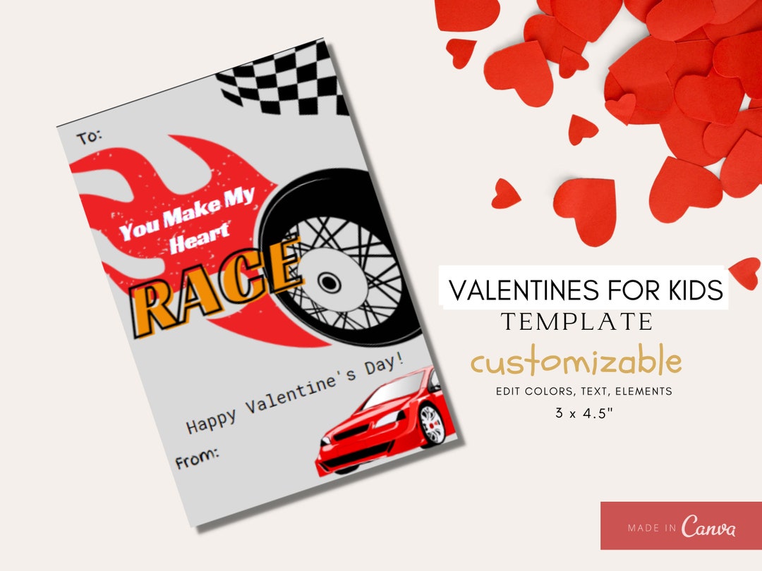 Printable Valentine Cards For Kids Instant Download Valentine s Day 