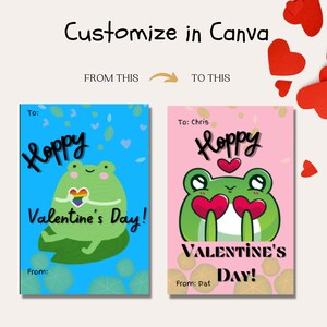 Printable Valentine Cards for Kids, Instant Download Valentine's Day ...
