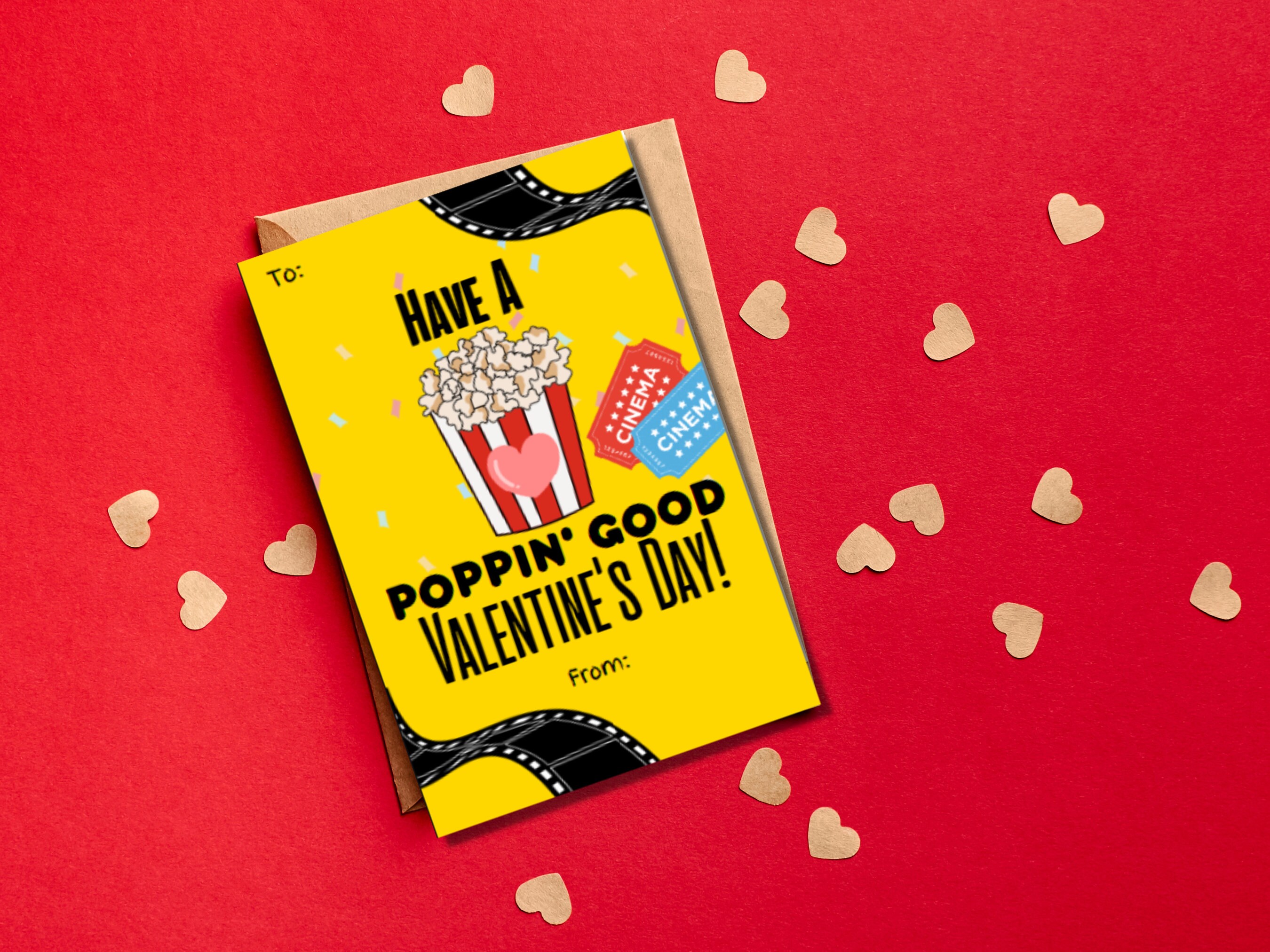 Printable Valentine Cards For Kids Instant Download Valentine s Day Cards Canva Editable