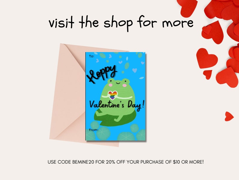 Printable Valentine Cards For Kids Instant Download Valentine s Day Cards Canva Editable