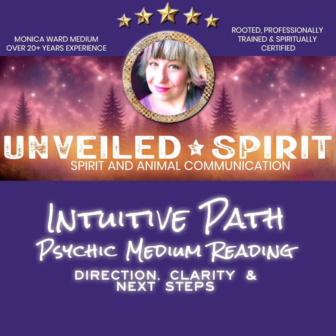 Intuitive Path Psychic Medium Reading • Ask 2 Questions • PDF - Etsy