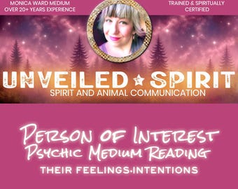 Person of Interest Psychic Medium Reading • Ask 2 Questions • PDF