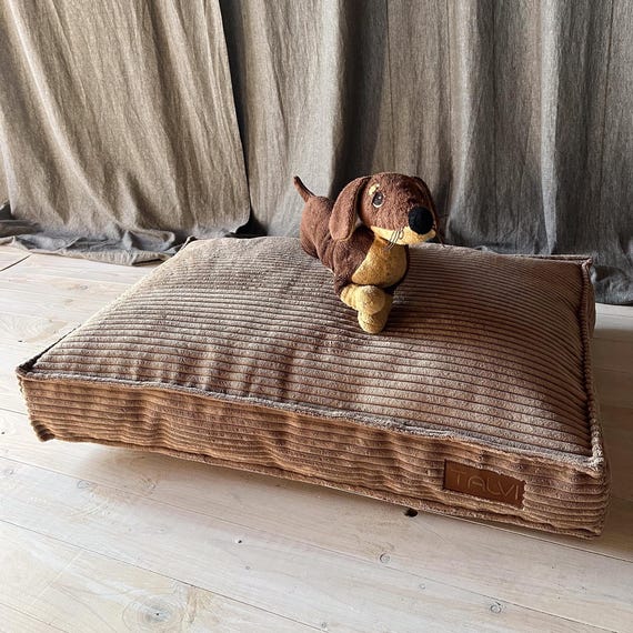 hundebett beige cord Hundebett Buddelbox Cord