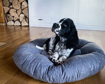 Basics Outdoor Water Repellent Pet Pillow Bed| Round Washable Cushion |Soft Warm Dog &Cat Bed | Pet Mat for Large Jumbo Medium Small Dogs