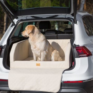 Car Seat For Dog | Durable Suv Cargo dog bed | Dog mat for Car | Dog Travel bed for car |  Quilted Dog cover for car | Dog Car Seat Cover
