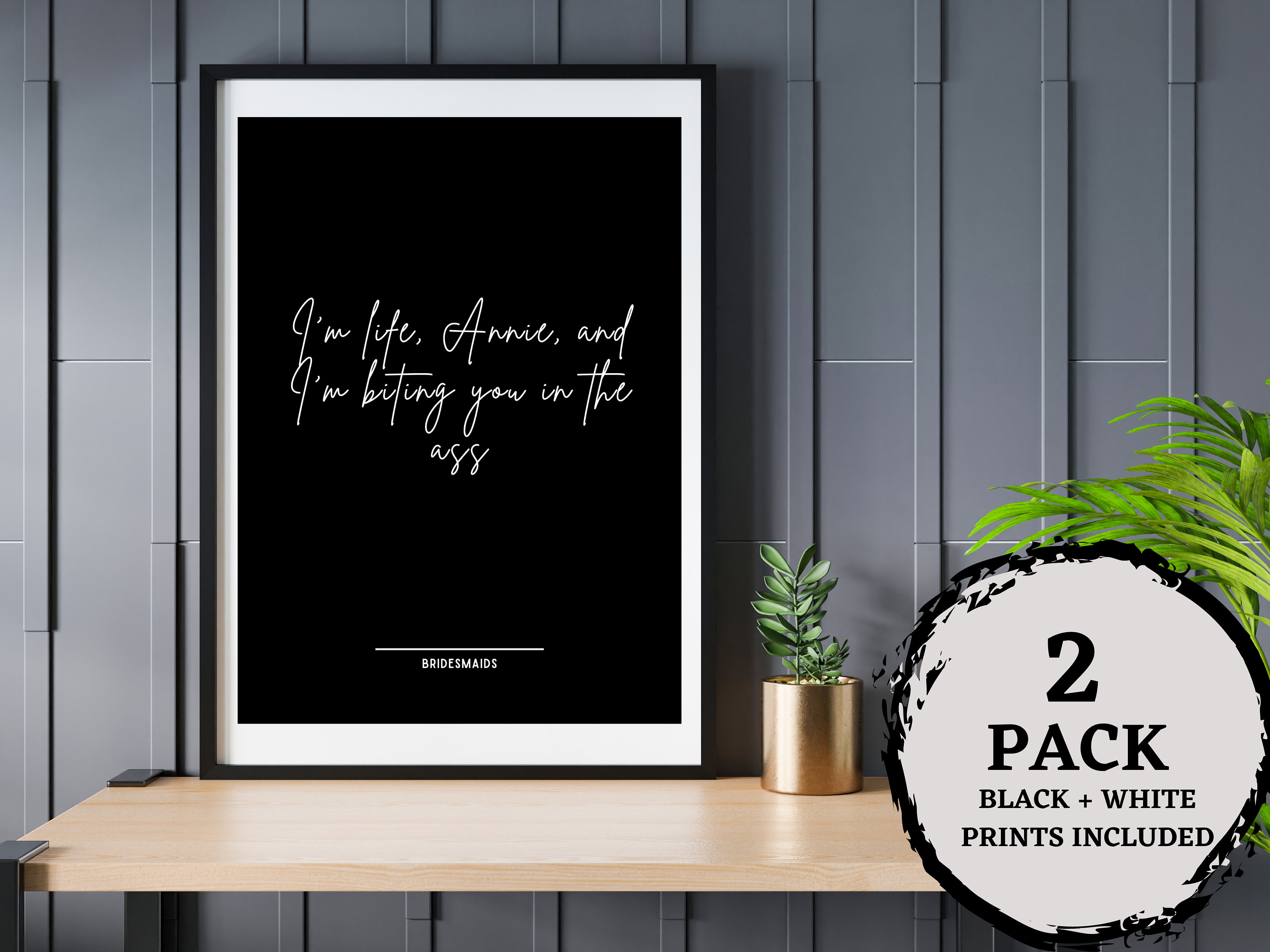 Tough Love! Bridesmaids - Movie Quote \, image size:3000x2250