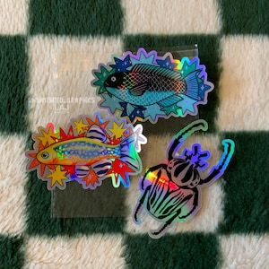 Holographic Sticker Bag // Glossy Vinyl Sticker