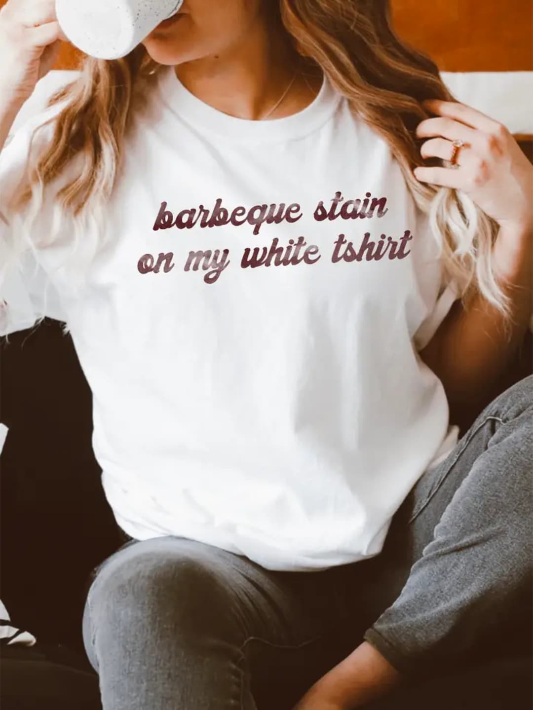 She Had A Bbq Stain On Her White T-shirt Lyrics