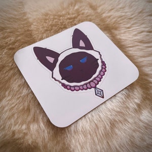 Kawaii Siamkatze Aufkleber | Süßer Katzen Sticker für Scrapbooking, Journaling, Planer, Brieffreund, Schreibwaren