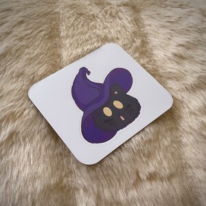 Kawaii schwarze Katze Aufkleber | süßer Katzen Aufkleber für Journaling, Scrapbooking, Planer, Pen Pal, stationär