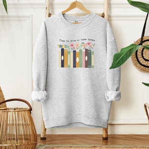 Retro Lehrer Sweatshirt, Lehrer Shirt, Bücherwurm Shirt, Buch-Liebhaber-Lehrer-Shirt, Geschenke für den Lehrer, Schulanfang, Team-Lehrer
