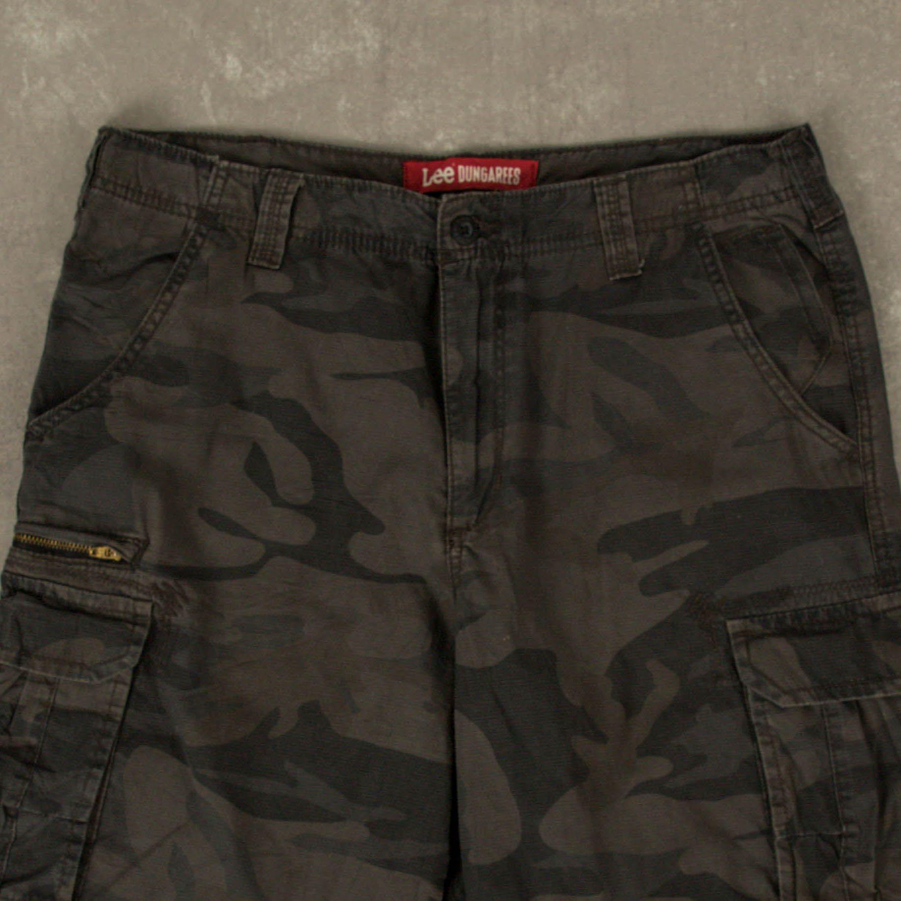 Vintage Lee Camo Cargo Shorts W34 Brown - Etsy