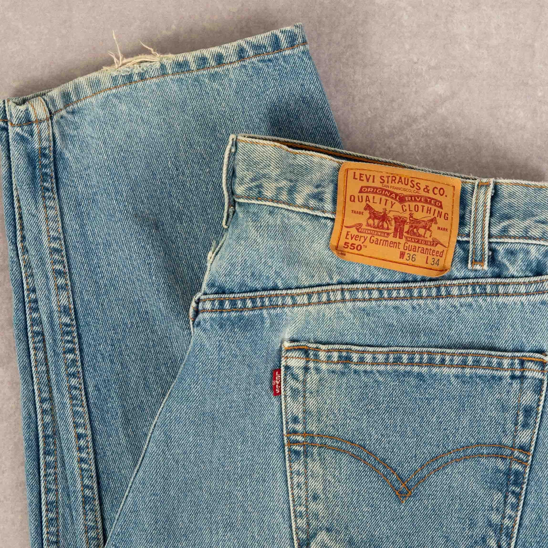 S*U様 W34 L30 90s Levis DEADSTOCK 550-415 古着 90s USA製 Levi's 550-4159 サルファ ブラック デニム