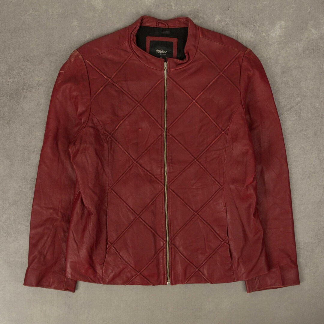 美品　todayful Leather Over Jacket FW24 || HIGH NECK MINIMALIST OVERSIZED JACKET || BLACK
