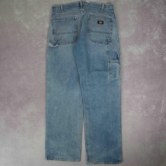 Vintage Dickies Carpenter Denim Trousers W34 L34 Workwear