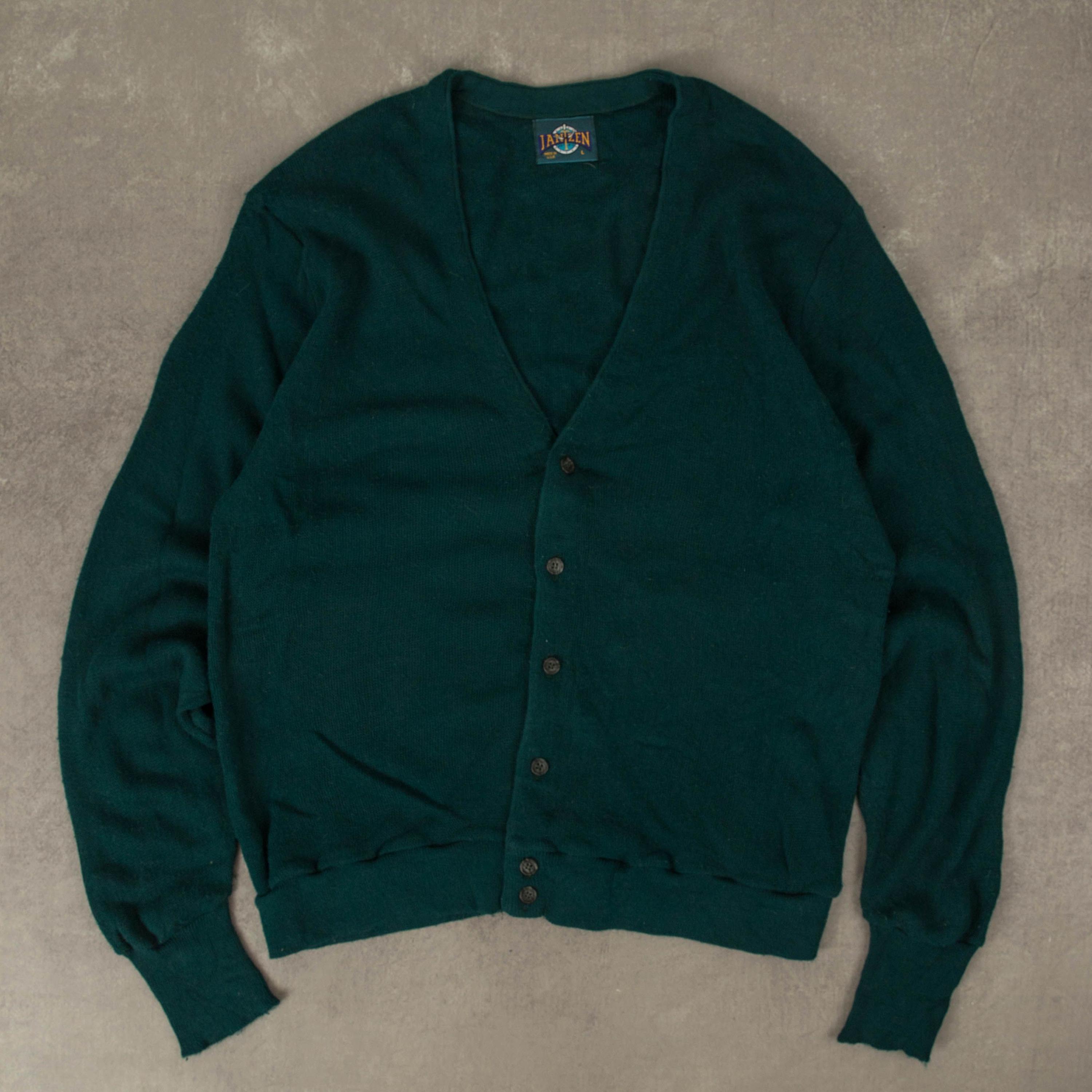 Vintage 1990s Knitted Cardigan Large Green - Etsy Vintage 1990s Knitted Cardigan Large Green - Etsy