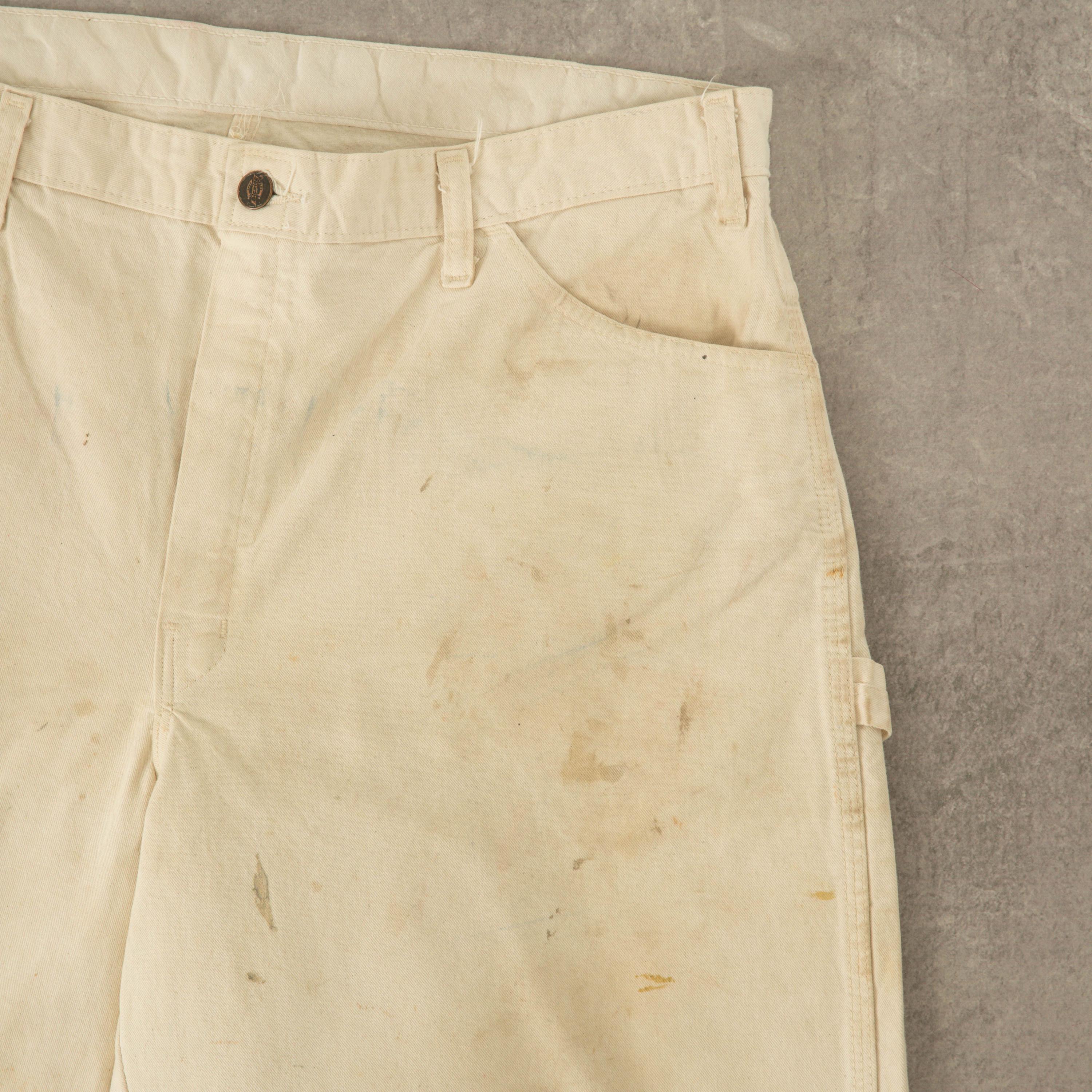 Vintage Dickies Carpenter Shorts W38 Beige - Etsy