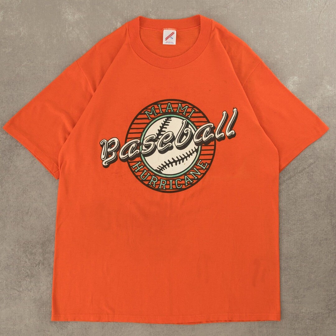 1990 Vintage Miami Hurricanes 3D Graphic T-shirt (a