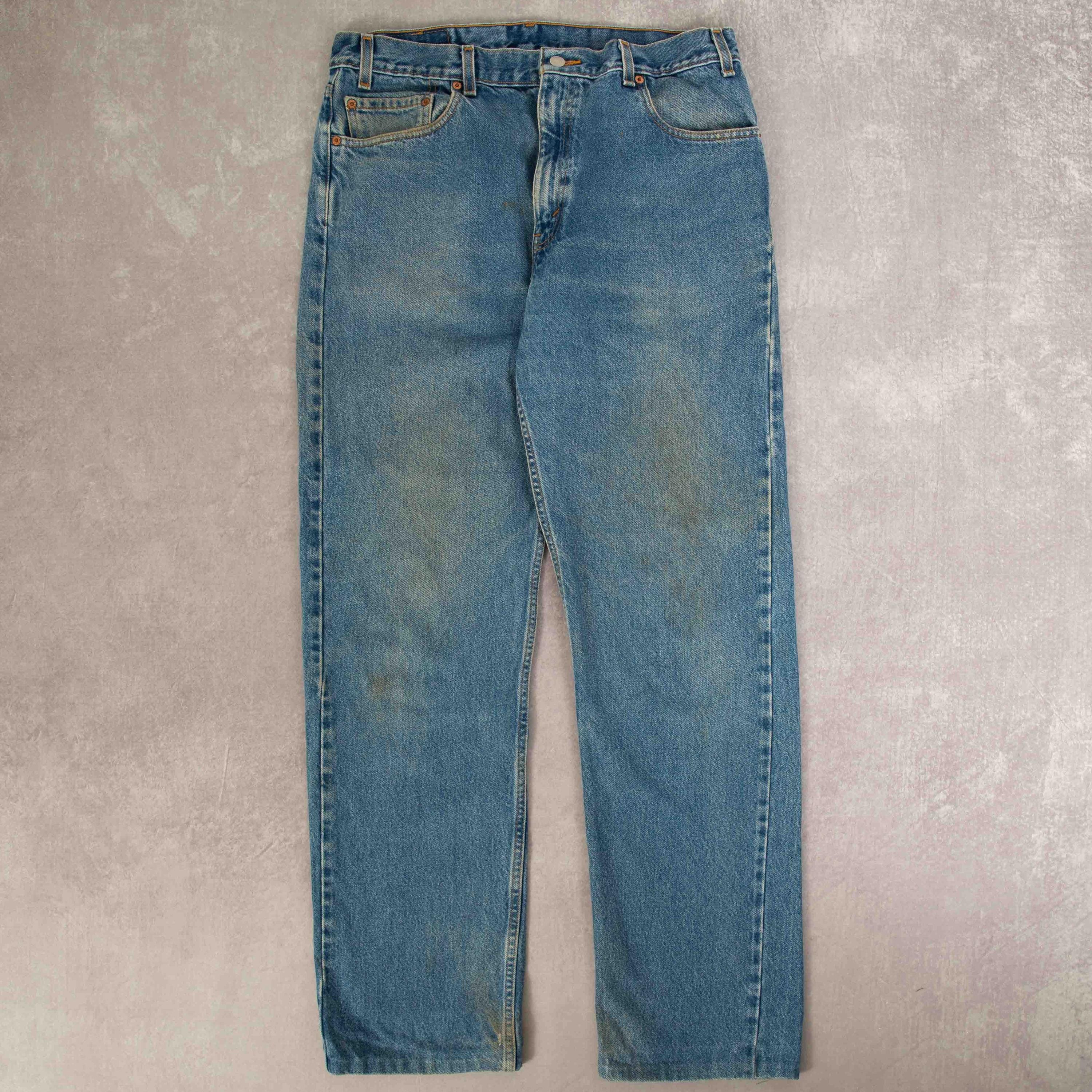 Levi's Vintage 505 Relaxed Straight Fit Jeans W34 L32 Men's