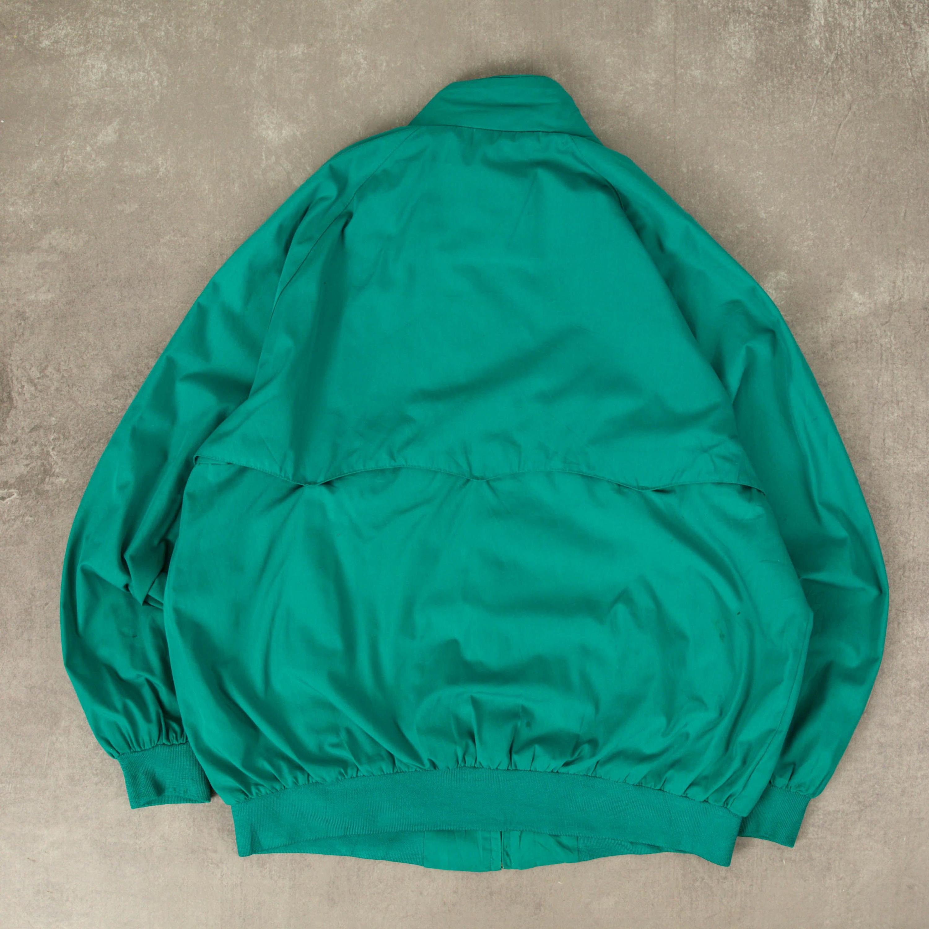 Vintage 90s Full Zip Harrington Jacket XL Mens Teal Workwear Vintage 90s Full Zip Harrington Jacket XL Mens Teal Workwear