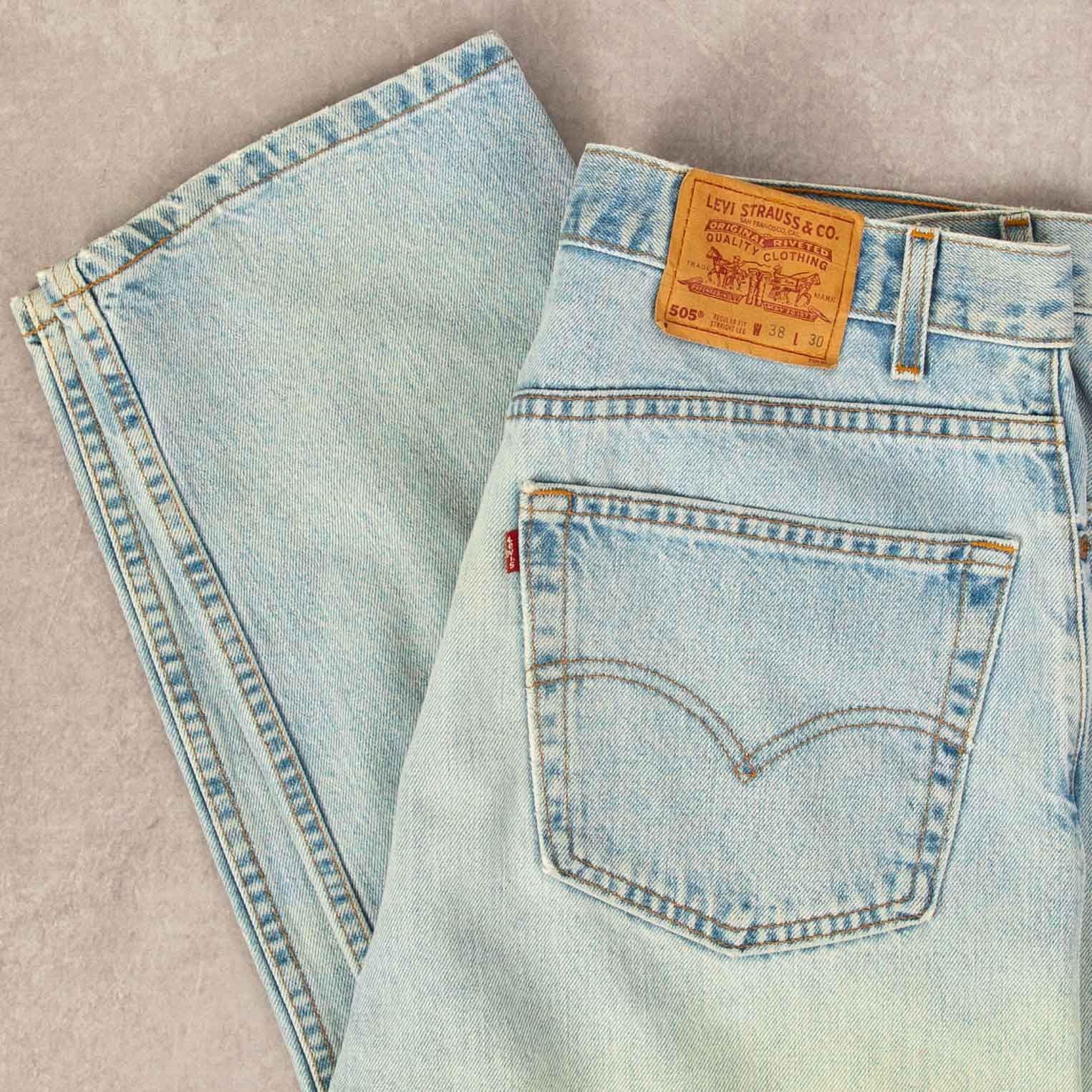 Levi’s 505 W36L36 リジッド Made in USA ’90 VINTAGE 90's 505 LEVI's MADE IN USA DISTRESSED W36 L32 | eBay