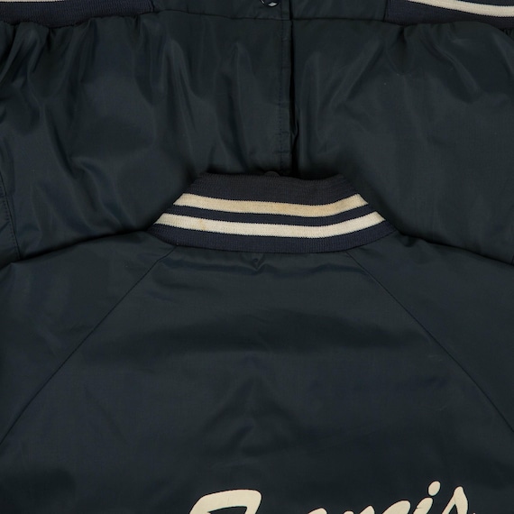 Vintage 90s St. Francis Xaviers Nylon Bomber Jacket XL Womens Blue