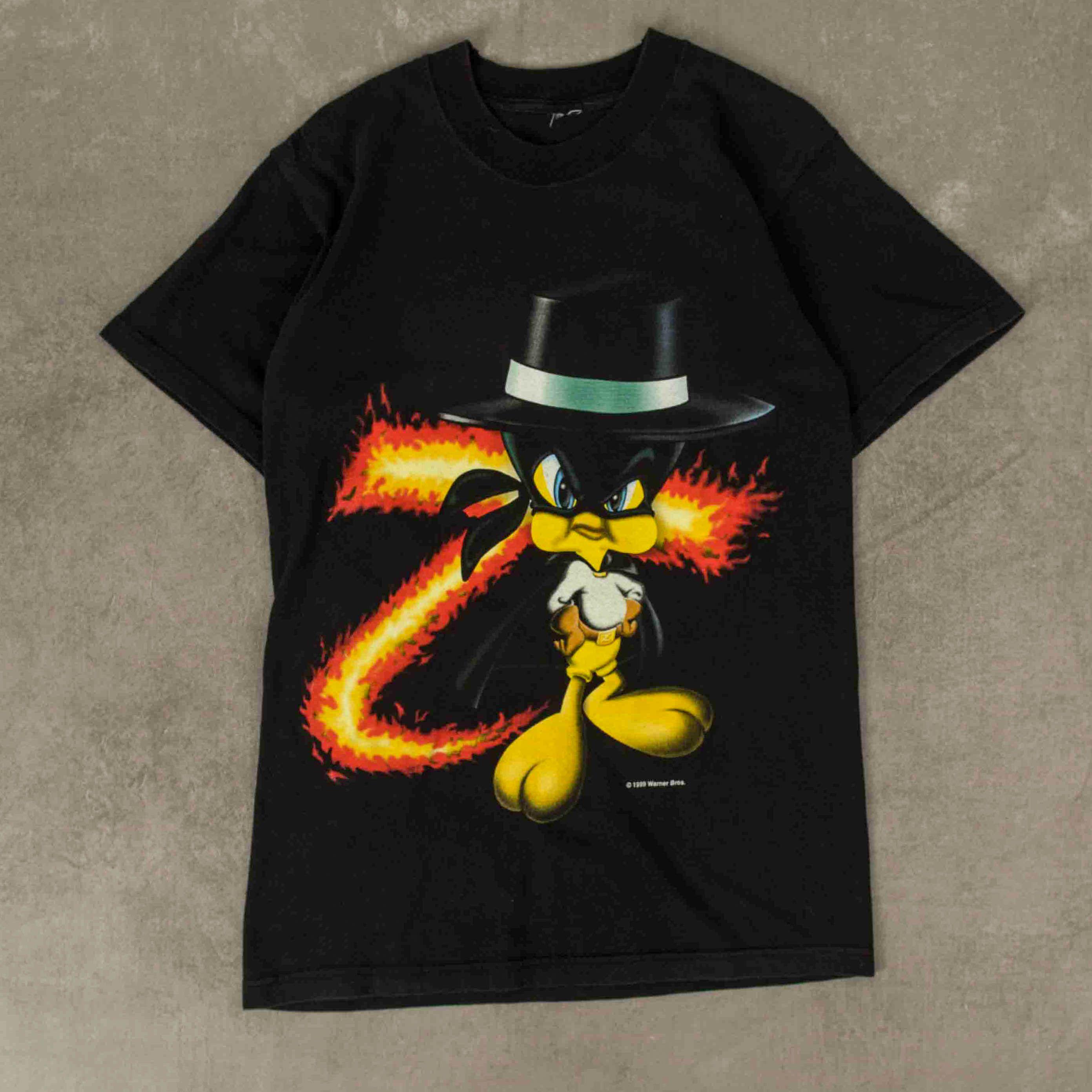 Camiseta vintage de Tweety de Warner Brothers Brothers talla grande color negro 1999 Etsy Espana