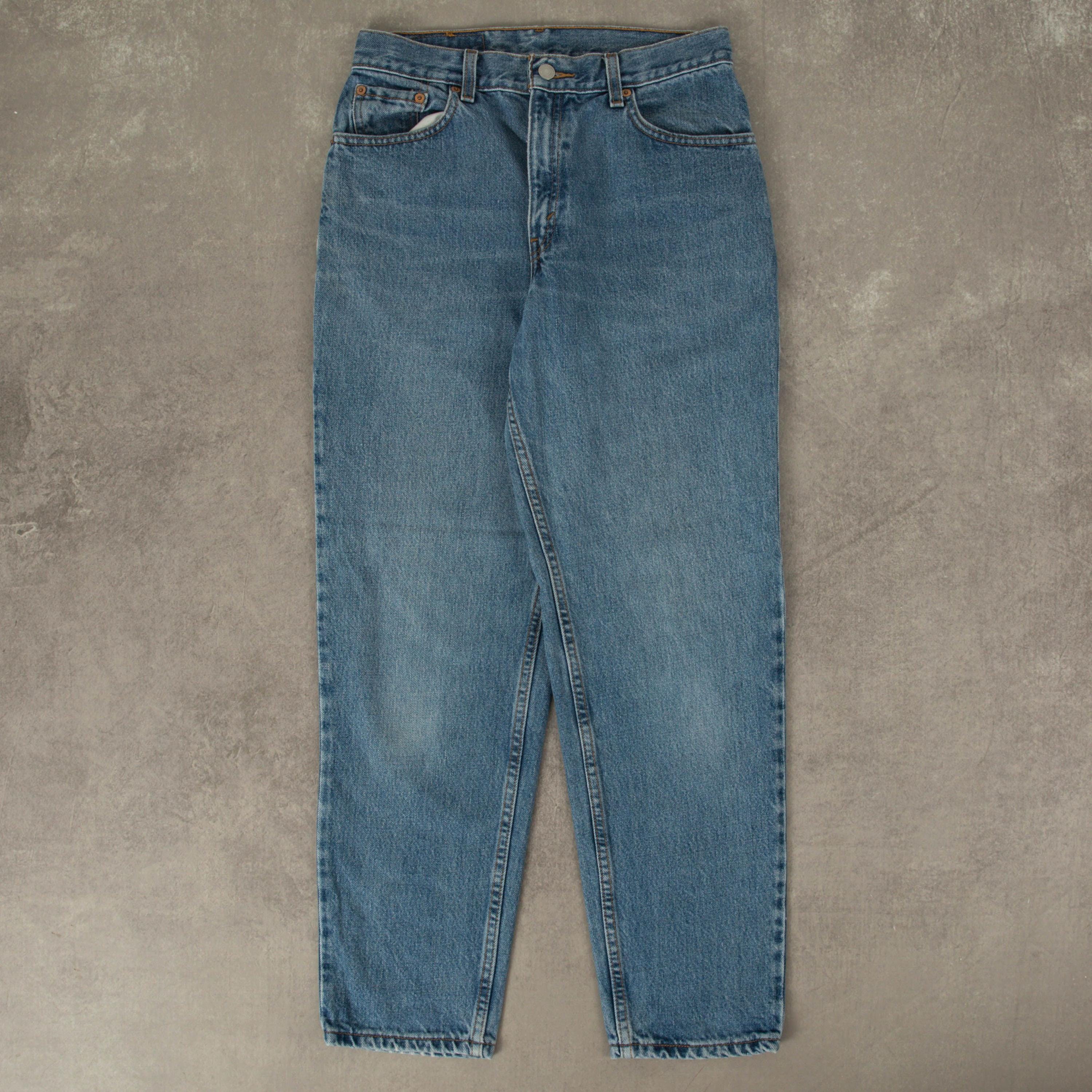 Vintage Levi's 550 Relaxed Jeans W29 L29 Womens Blue Denim