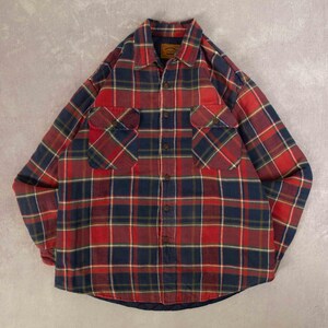 Red Vintage Flannel Shirt, Checked Shirt, Vintage Shirt Red Vintage Flannel Shirt, Checked Shirt, Vintage Shirt
