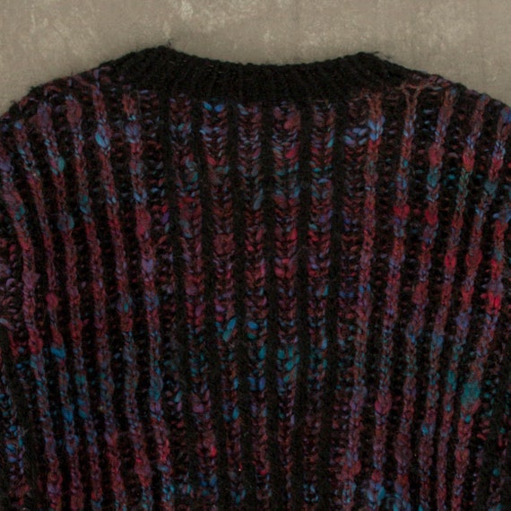Vintage 1990s Structured Boxy Knitted Jumper Medi… - image 4