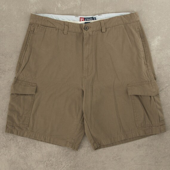 Vintage Chaps Cargo Shorts W36 Brown Etsy
