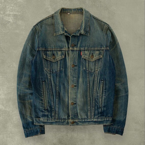 Levi's BMX サテン　ツアー　ジャケット 1984年製 ビンテージ　レア Vintage 1984 Levi's Type 3 Denim Jacket Graphic Logo Medium