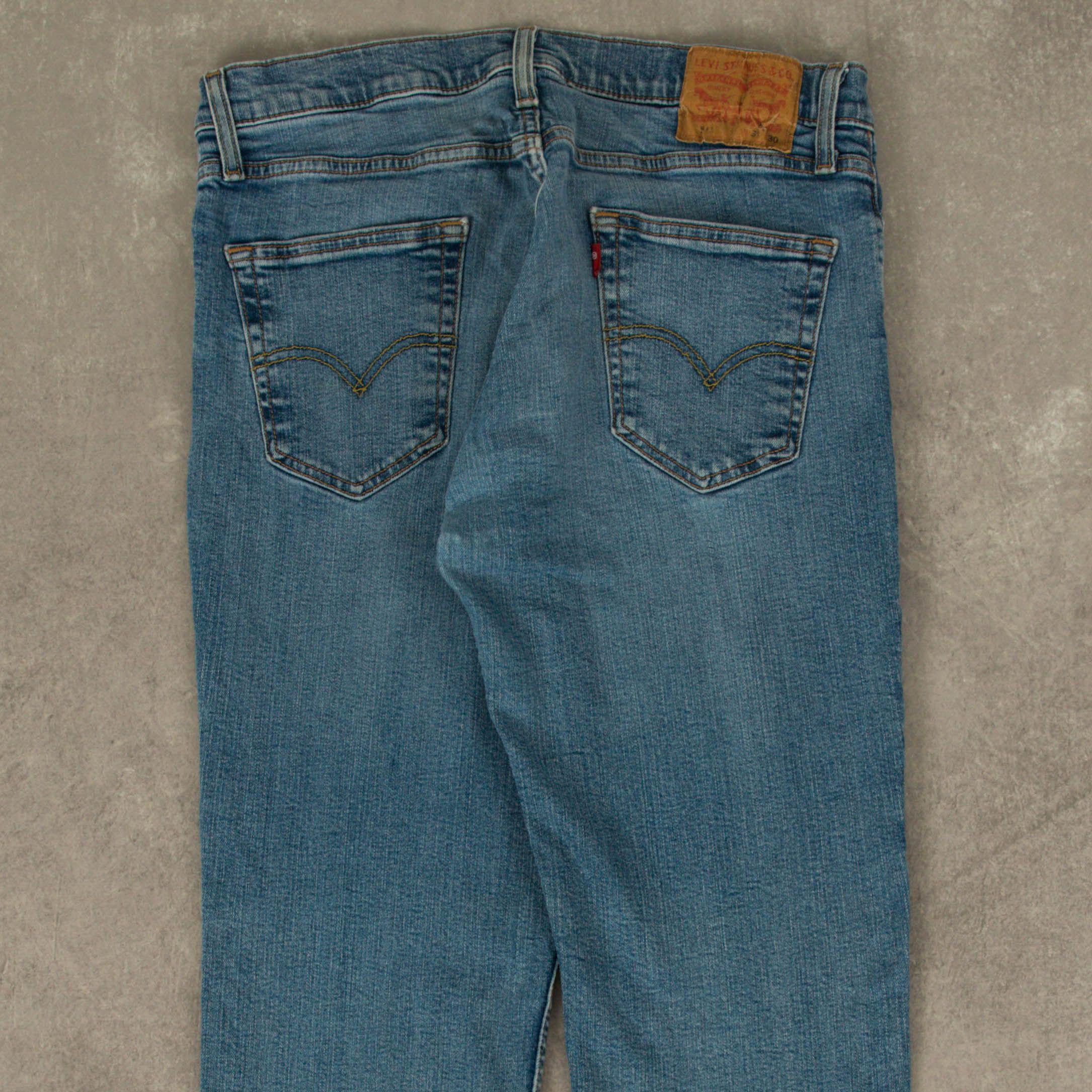 Jean Vintage Levi’s 511 Noir Pour Femme - Taille W33 L36, Excellent état, Coupe Straight, Un Basique Intemporel Qui Va Avec Tout !