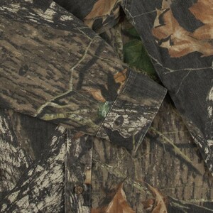 Jerzees Vintage Mossy Oak Real Tree Camo Shirt X-Large Men's Green Camouflage image 7