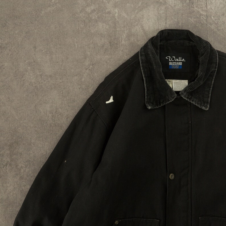 Vintage Walls Blizzard-pruf Cord Collar Workwear Jacket XL - Etsy