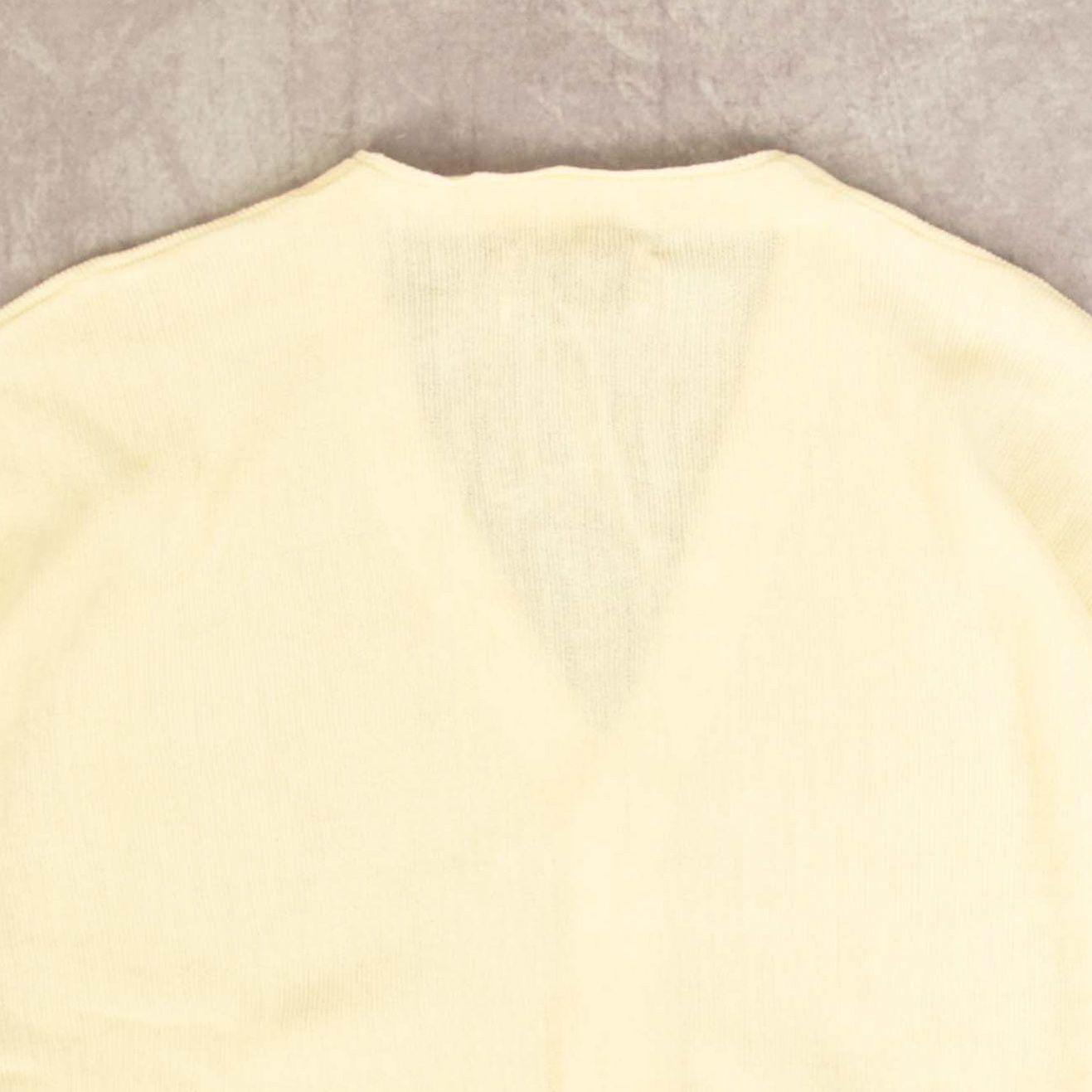 Vintage 70s Jc Penney Knitted Cardigan XL Acrylic Men's