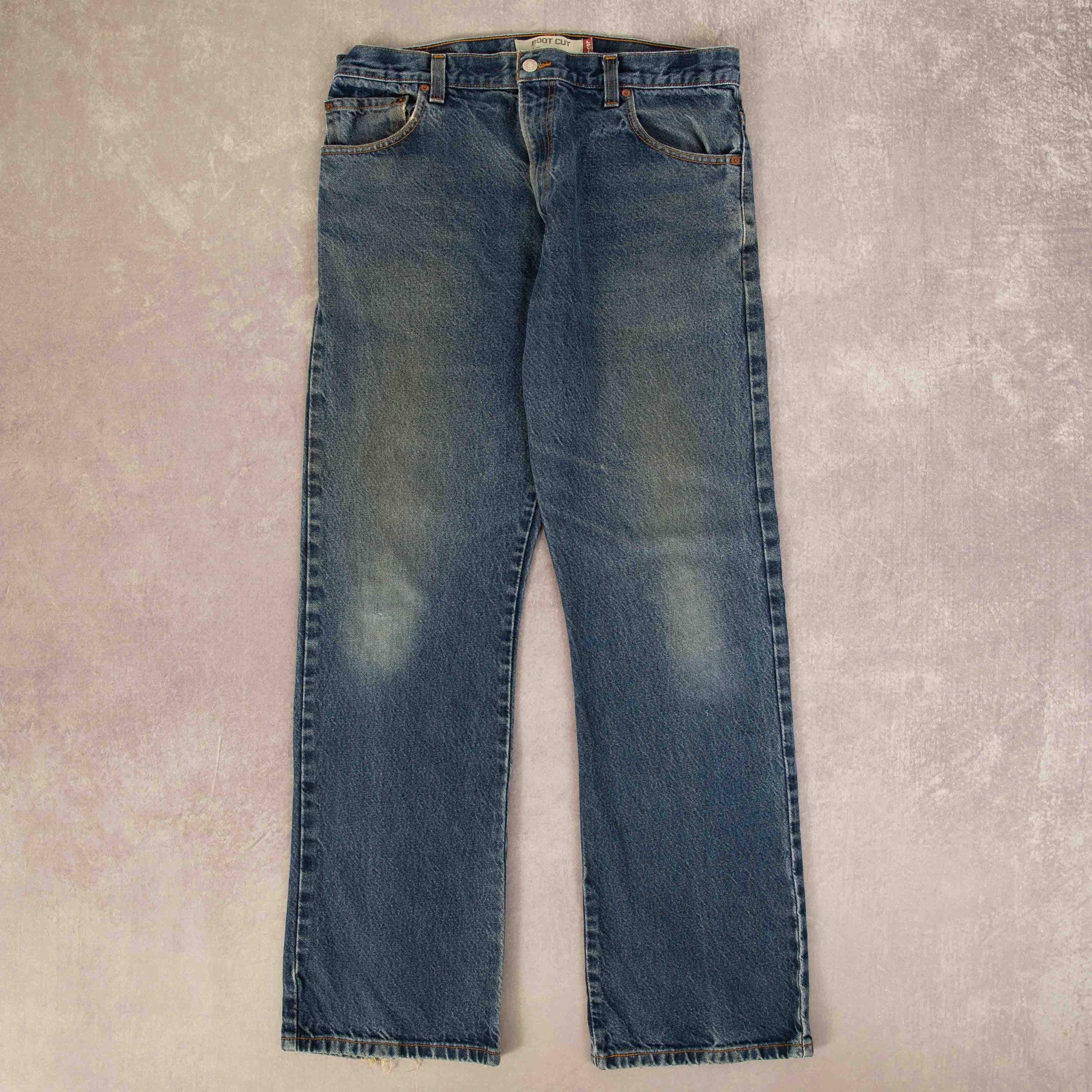 Vintage Levi's 517 Flared Fit Jeans W34 L32 Men's Blue Denim - Etsy