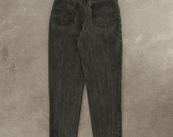 Vintage 1994 Levi's 881 Orange Tab Jeans W29 L30 Grey