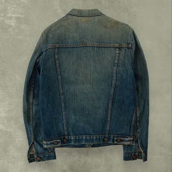 Levi's BMX サテン　ツアー　ジャケット 1984年製 ビンテージ　レア Vintage 1984 Levi's Type 3 Denim Jacket Graphic Logo Medium